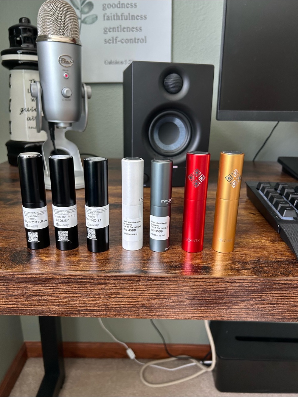 Large lot of men's niche fragrance decants - Creed, Xerjoff, PdM, Hermes